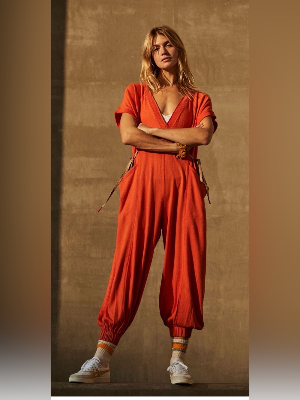 NWT Free People Movement Coast to Coast Blue Onesie, size M - Picture 2 of 11